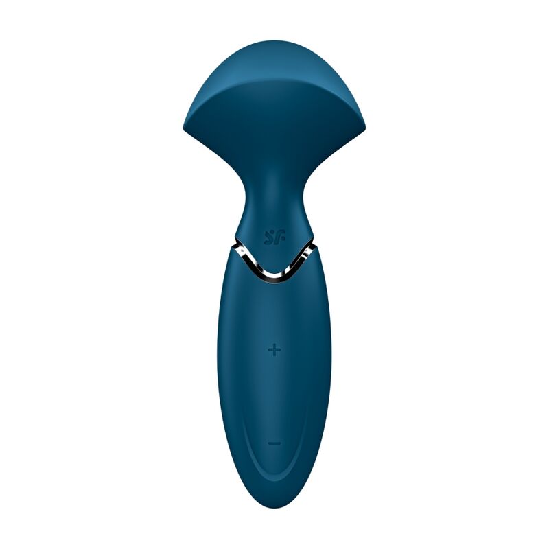 Mini wonder baguette vibrante compacte bleue — Satisfyer Wand