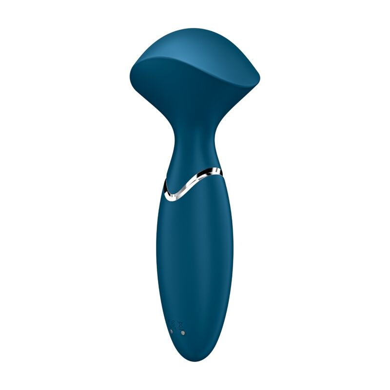 Mini wonder baguette vibrante compacte bleue — Satisfyer Wand