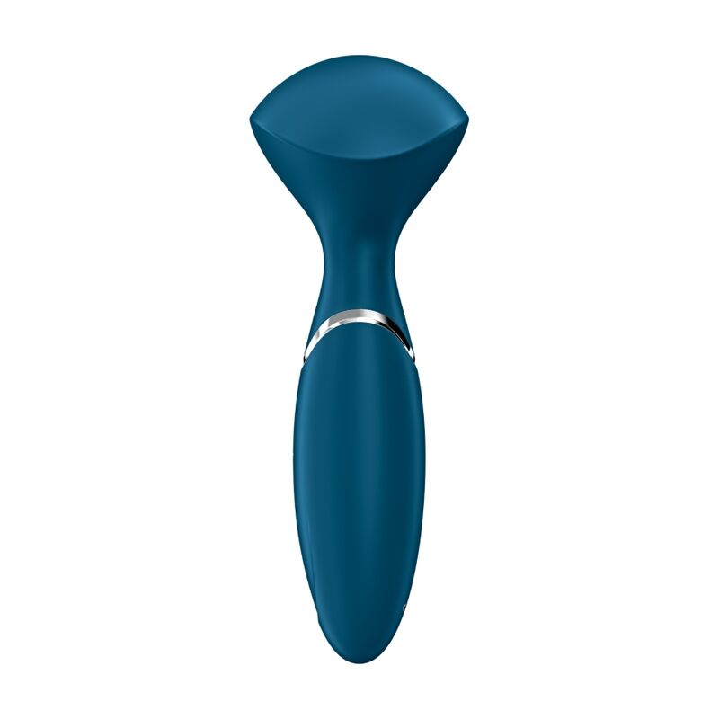 Mini wonder baguette vibrante compacte bleue — Satisfyer Wand