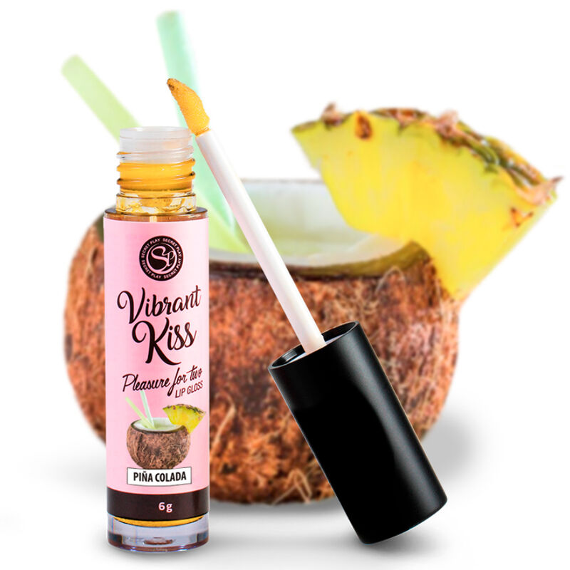 Gloss à lèvres vibrant saveur piña colada — SECRETPLAY COSMETIC
