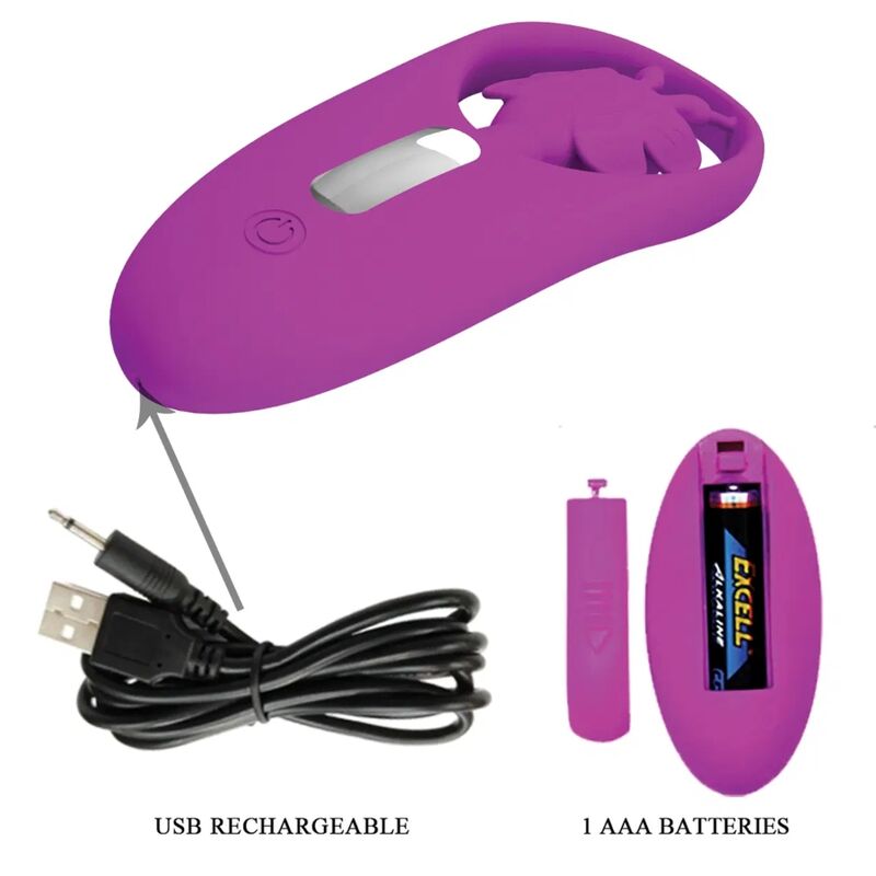 Stimulateur papillon discret pour culotte avec télécommande — PRETTY LOVE SMART