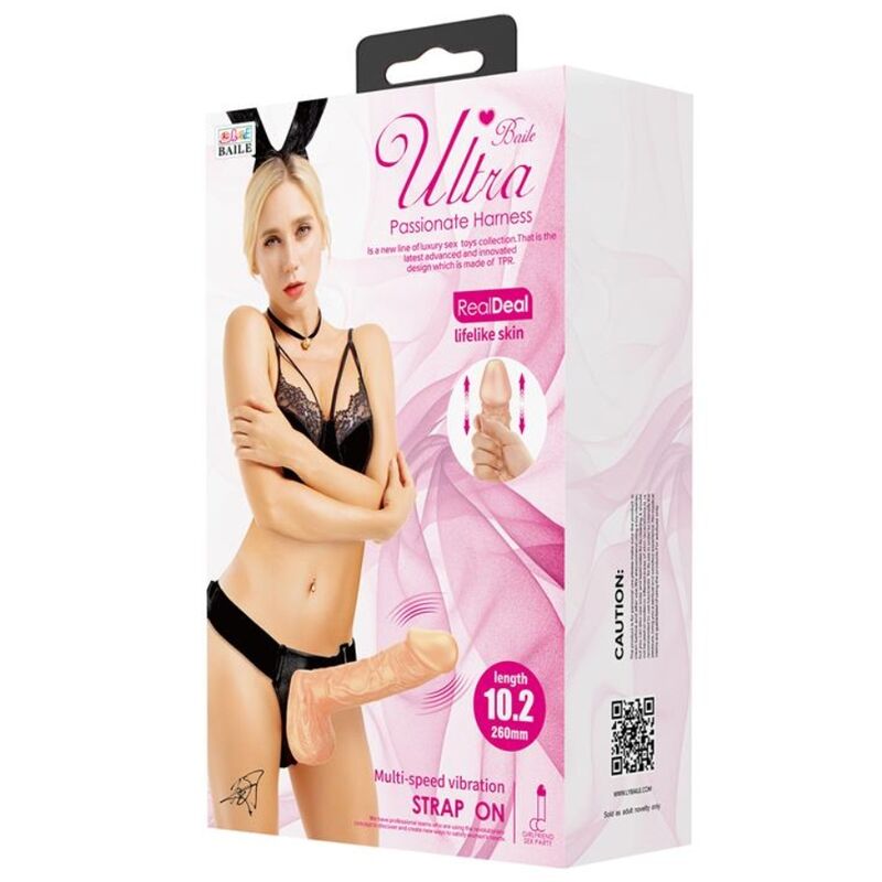 Harnais vibrant ultra réaliste 26 cm — BAILE HARNESS COLLECTION