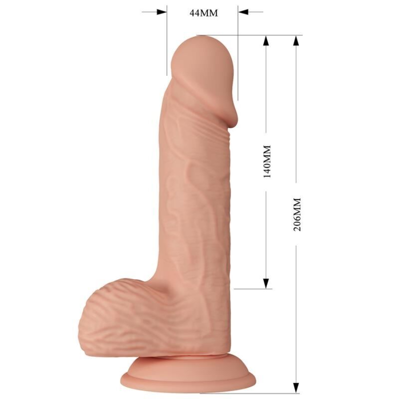 Gode réaliste flexible 20,6 cm – BAILE DILDOS