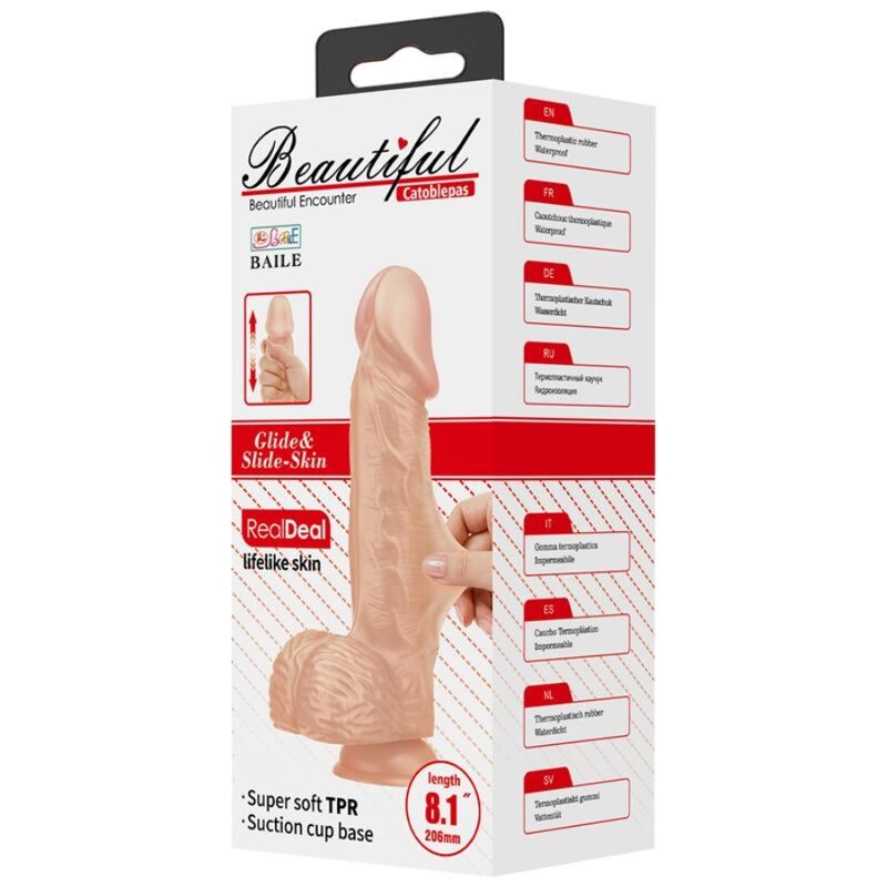 Gode réaliste flexible 20,6 cm – BAILE DILDOS