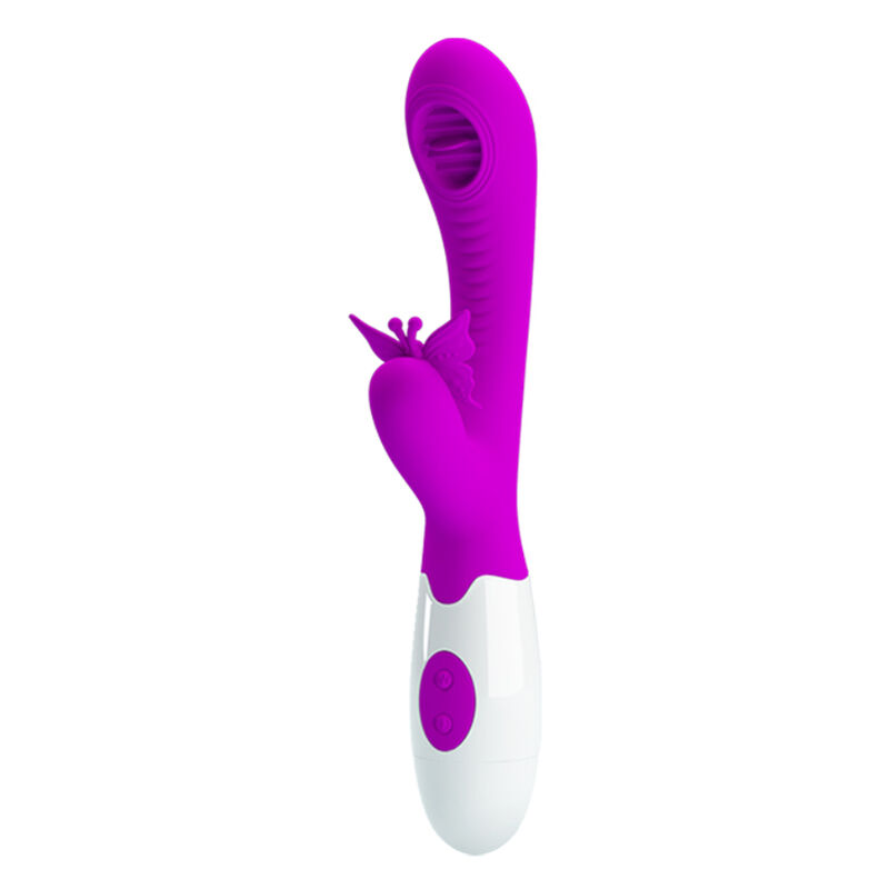 Rabbit vibrant et léchant lilas — PRETTY LOVE
