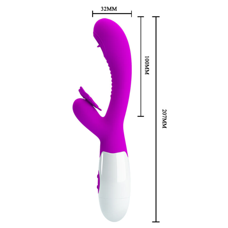 Rabbit vibrant et léchant lilas — PRETTY LOVE