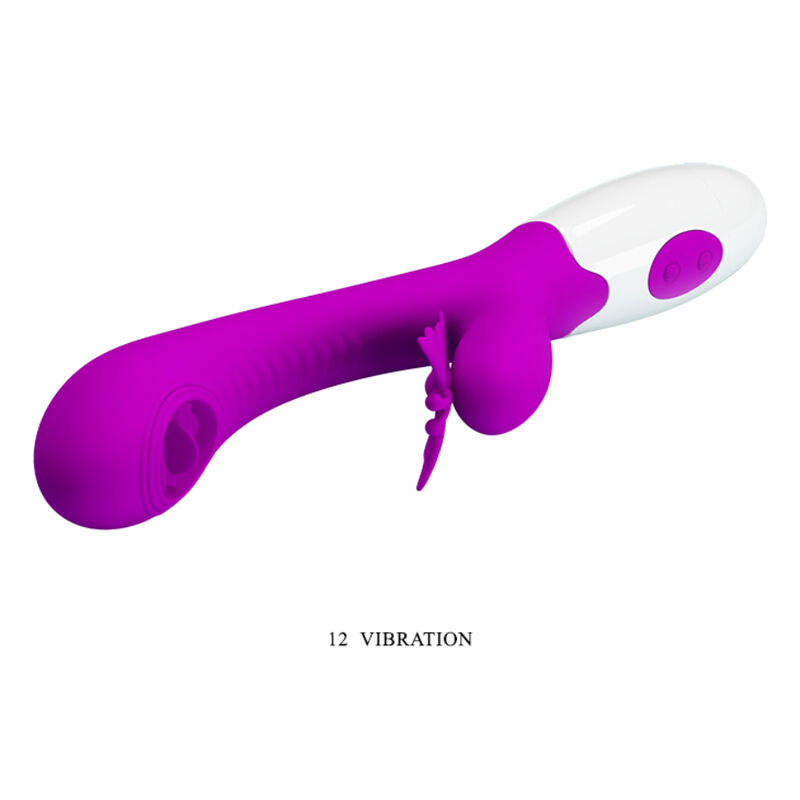 Rabbit vibrant et léchant lilas — PRETTY LOVE