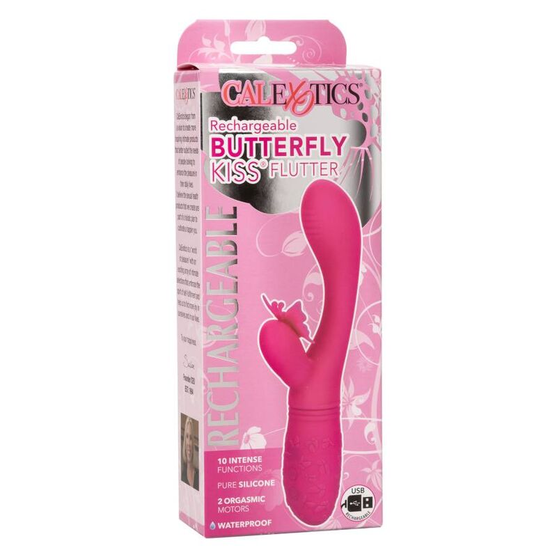 Vibromasseur papillon rechargeable à ailes flottantes — CALEXOTICS