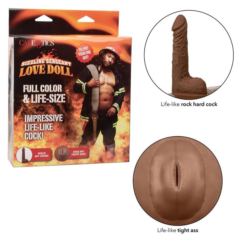 Poupée gonflable sergent grandeur nature — CALEXOTICS