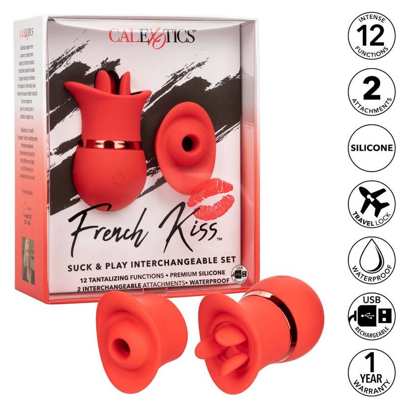 Ensemble French Kiss succion et vibration — CALEXOTICS