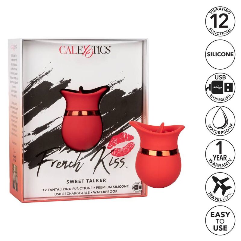 Vibrateur lingual French Kiss Sweet Talker — CALEXOTICS
