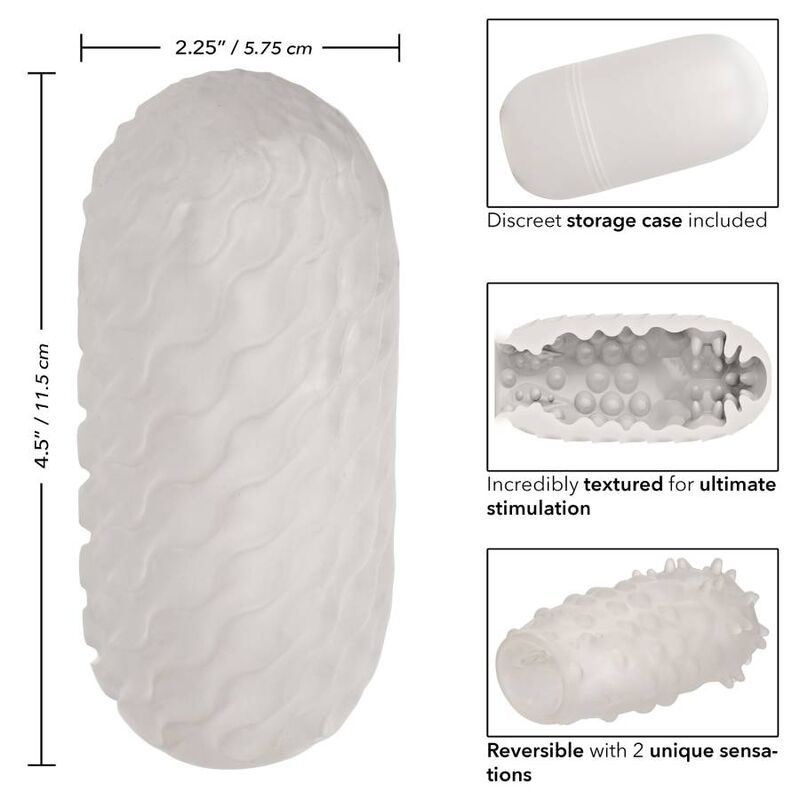 Stroker reversibile con texture — CALEXOTICS