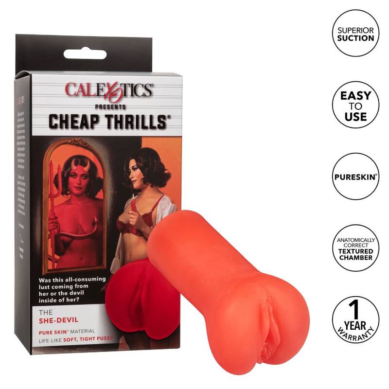 Masturbateur Le Diable à succion réaliste — CALEXOTICS