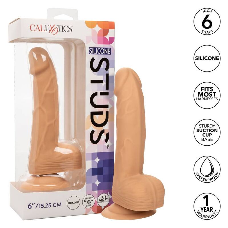 Dildo réaliste en silicone souple 15 cm — CALEXOTICS