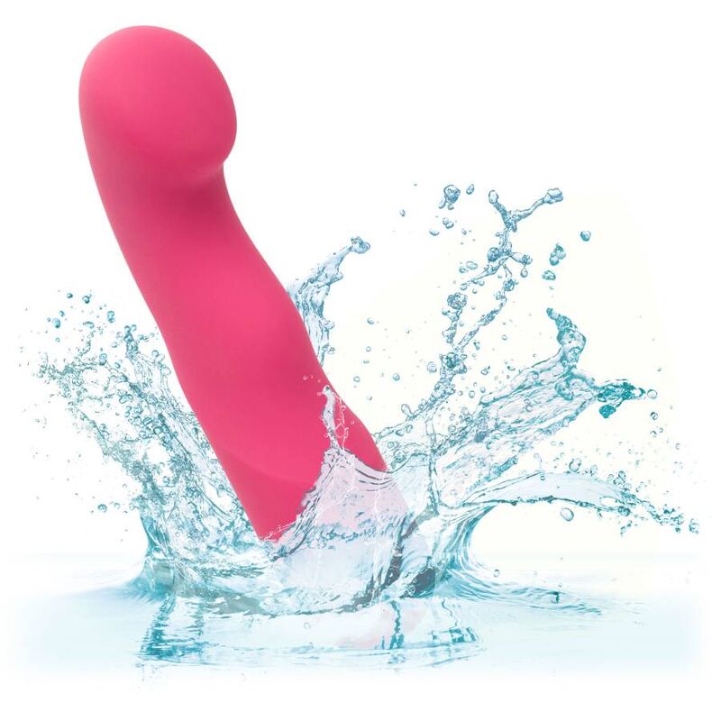 Vibromasseur incurvé double face en silicone liquide — CALEXOTICS