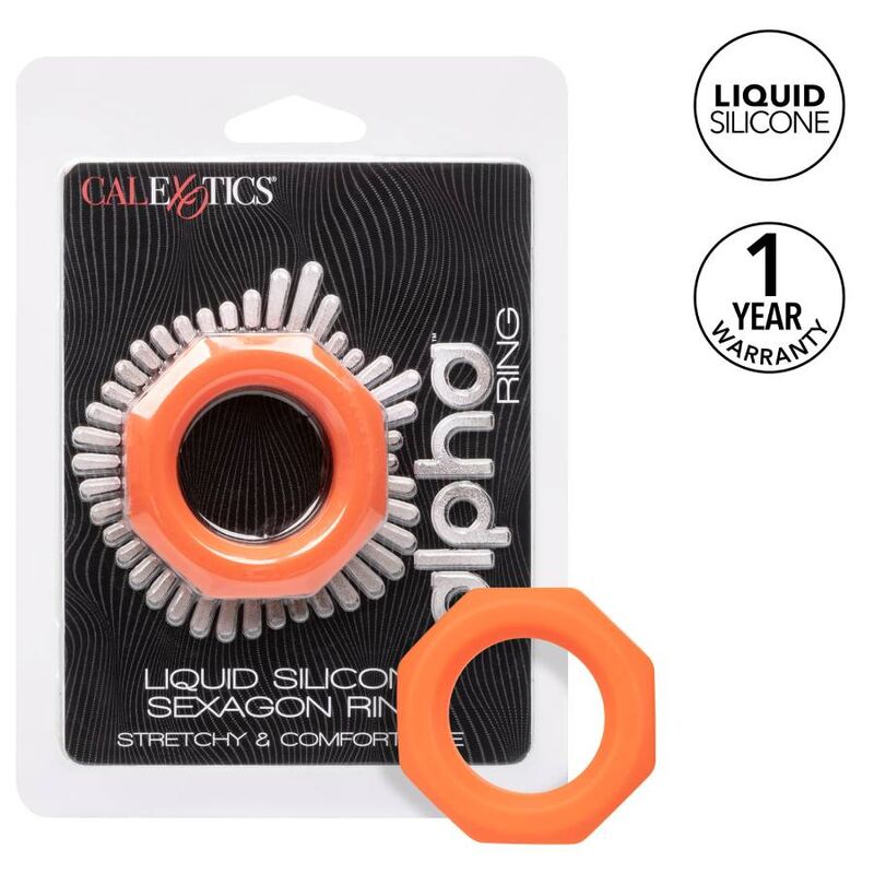 Hexagonal Penis Ring Ultra-Soft Enhancer — CALEXOTICS
