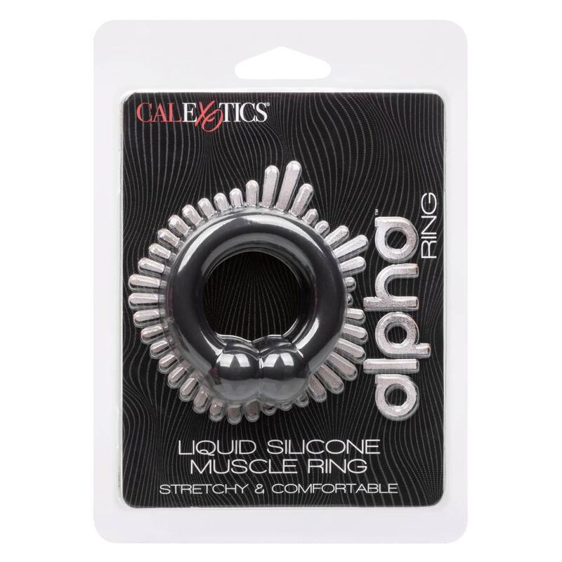 Bague pénienne musclée Alpha en silicone liquide — CALEXOTICS