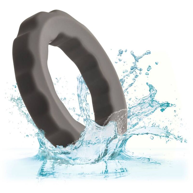 Anello di Erezione Alpha in Silicone Grigio — CALEXOTICS