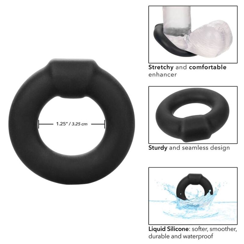 Bague Alpha Optimum Noir — CALEXOTICS