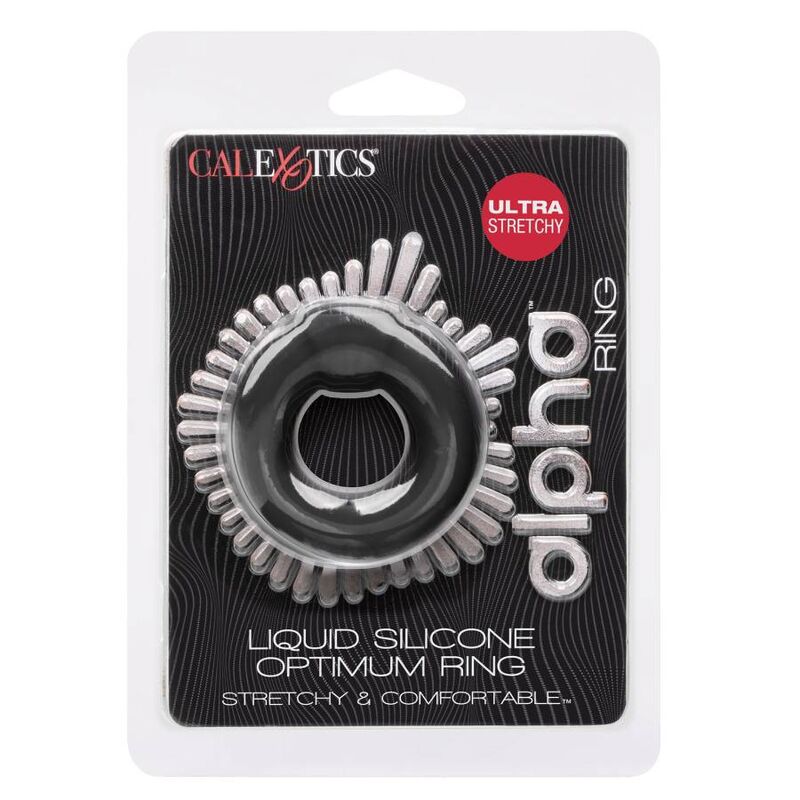 Bague Alpha Optimum Noir — CALEXOTICS