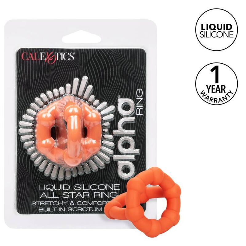 Alpha All Star Double Ring Cock Ring — CALEXOTICS