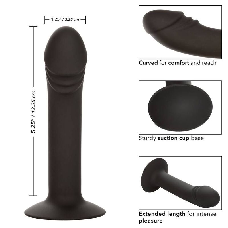 Goujon anal incurvé en silicone — CALEXOTICS