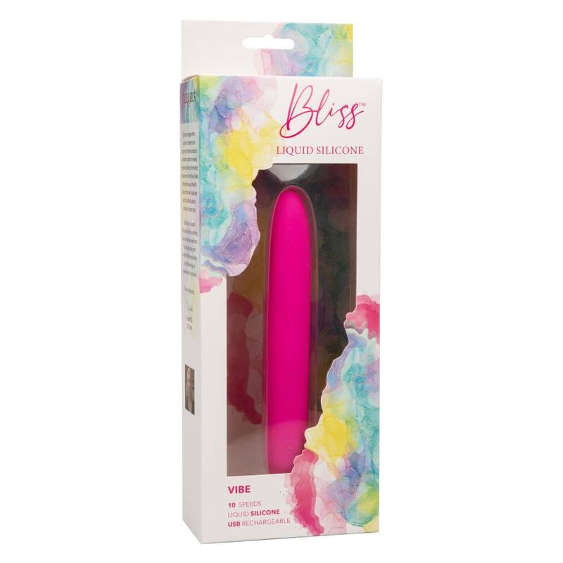 Masseur vibrant en silicone liquide Bliss — CALEXOTICS