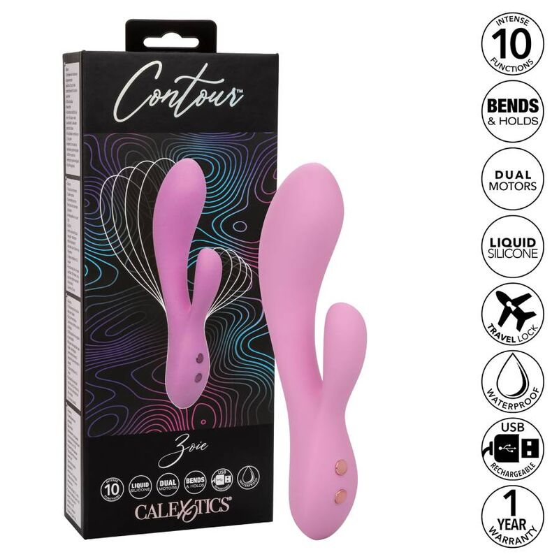Double stimulateur flexible contour — CALEXOTICS