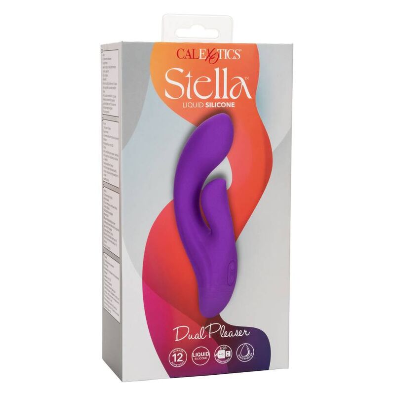 Double stimulateur vibrant Stella violet — CALEXOTICS