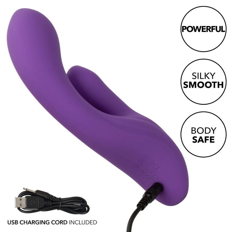 Double stimulateur vibrant Stella violet — CALEXOTICS