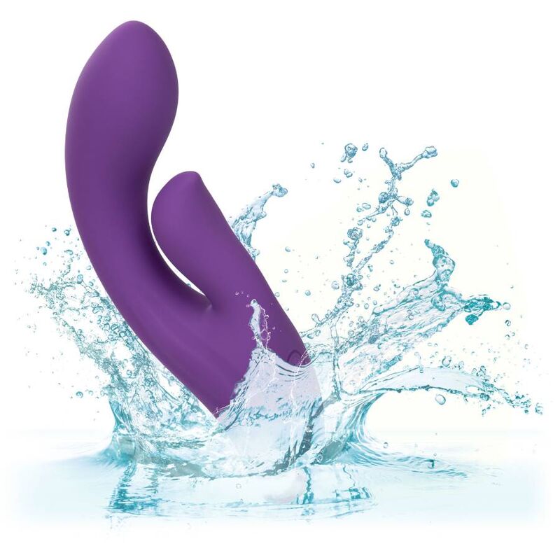 Double stimulateur vibrant Stella violet — CALEXOTICS