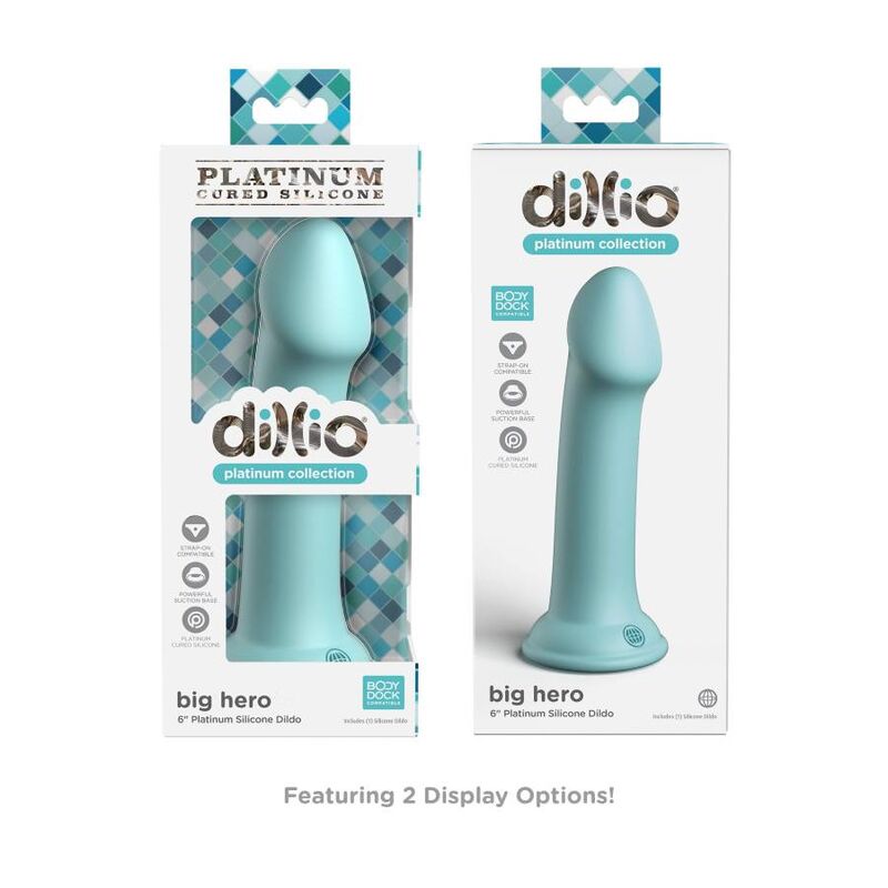Dildo en silicone premium avec ventouse — DILLIO