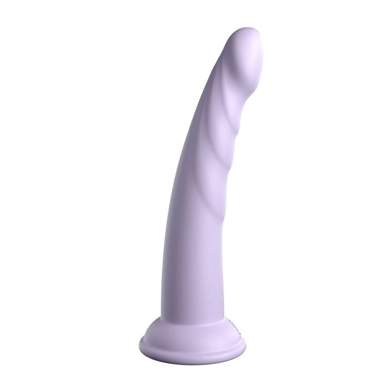 Godemichet slim violet en silicone platine — DILLIO