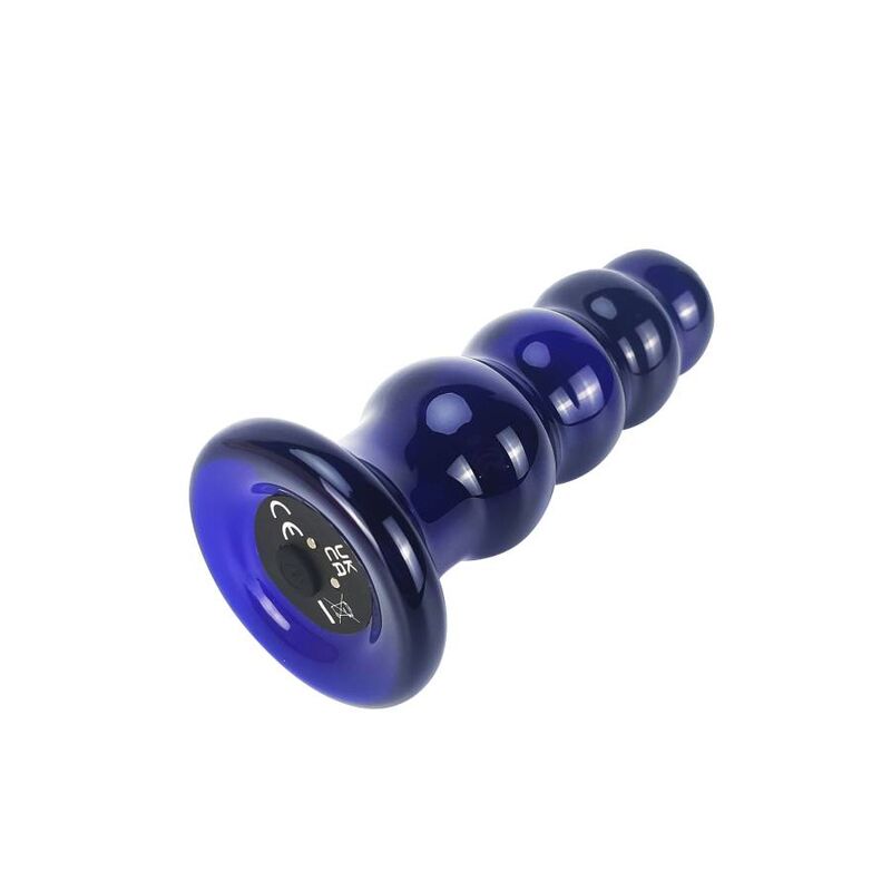 Plug anal vibrant en verre radiant — TOYJOY