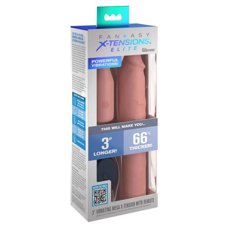 Rallonge vibrante extensible avec télécommande — FANTASY X-TENSIONS