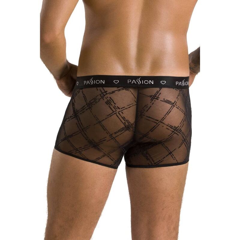 Short James noir en tissu stretch — PASSION MEN