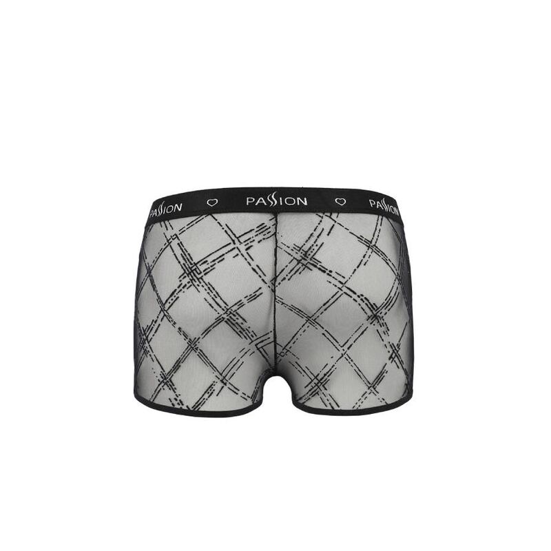 Short James noir en tissu stretch — PASSION MEN