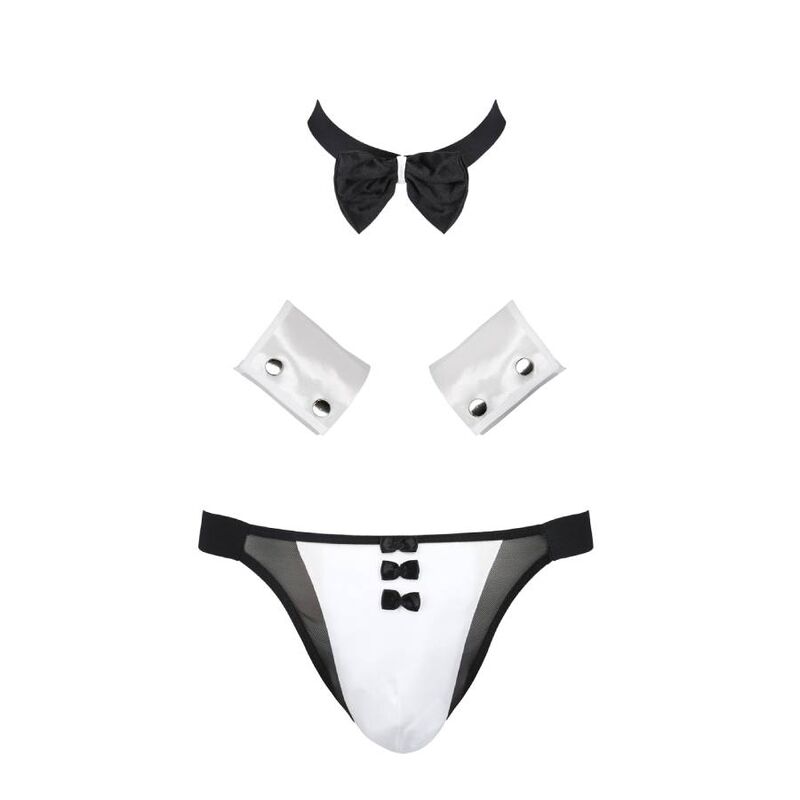 Slip ajusté noir en tissu stretch — PASSION MEN