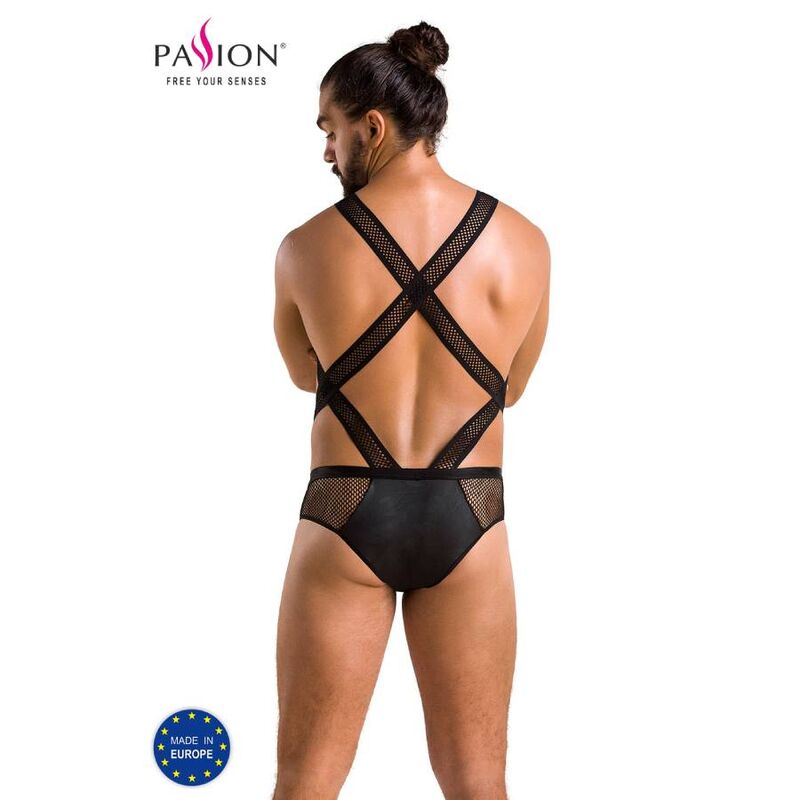 Body victor en mesh noir — PASSION MEN