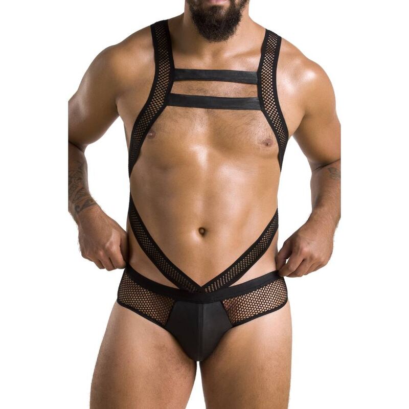 Body victor en mesh noir — PASSION MEN