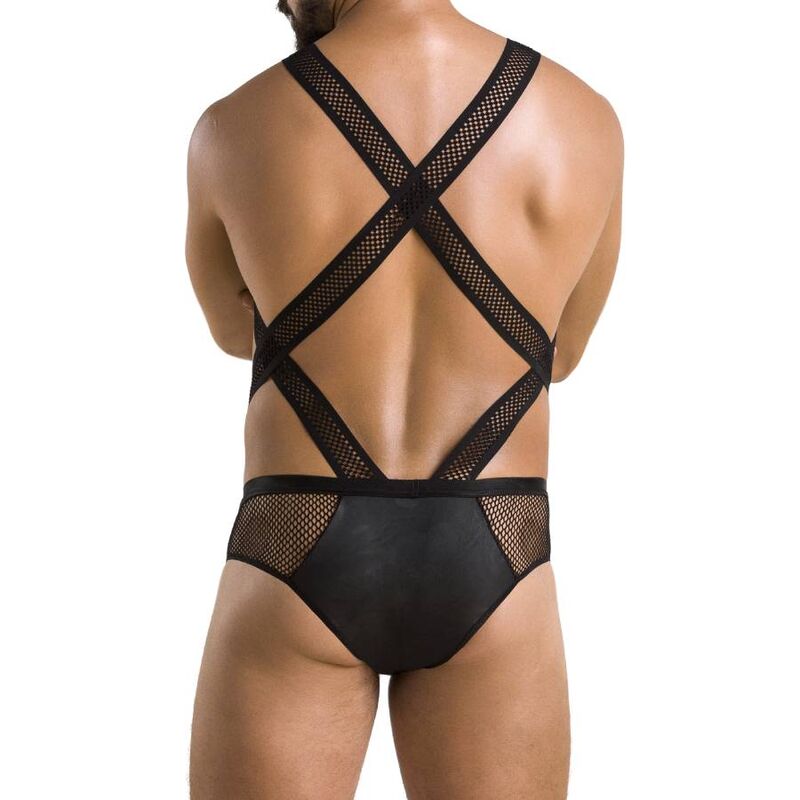 Body victor en mesh noir — PASSION MEN