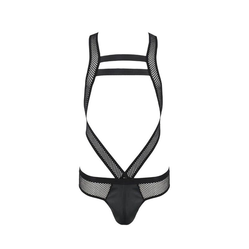 Body victor en mesh noir — PASSION MEN