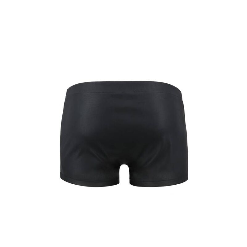 Short David en similicuir noir — PASSION MEN