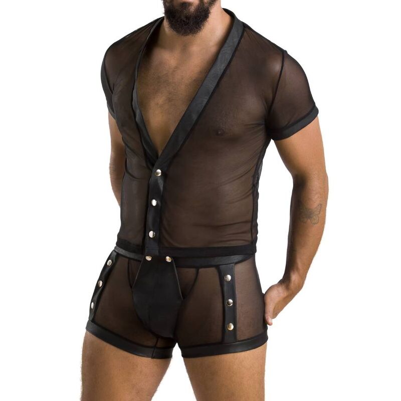 Ensemble lingerie noir Michael — PASSION MEN