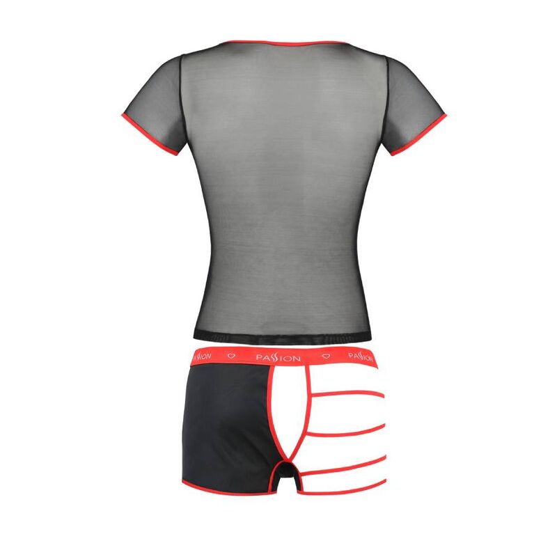 Ensemble Mark noir en polyuréthane et polyester — PASSION MEN