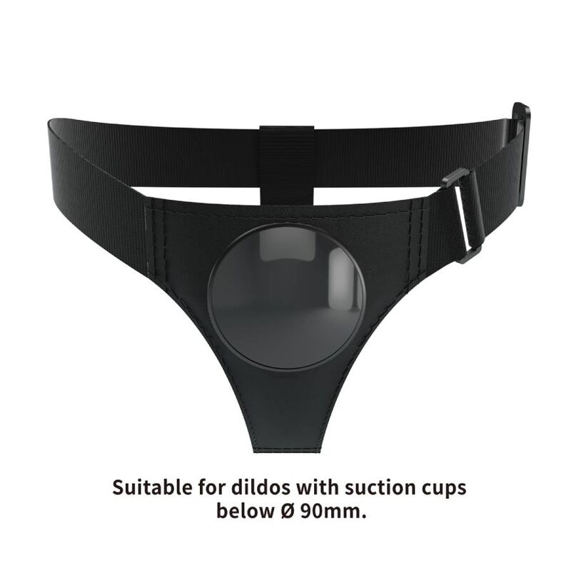 Harnais universel ajustable en noir — PRETTY LOVE