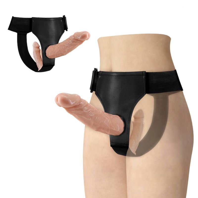 Double gode à harnais ultra passionné — BAILE HARNESS COLLECTION