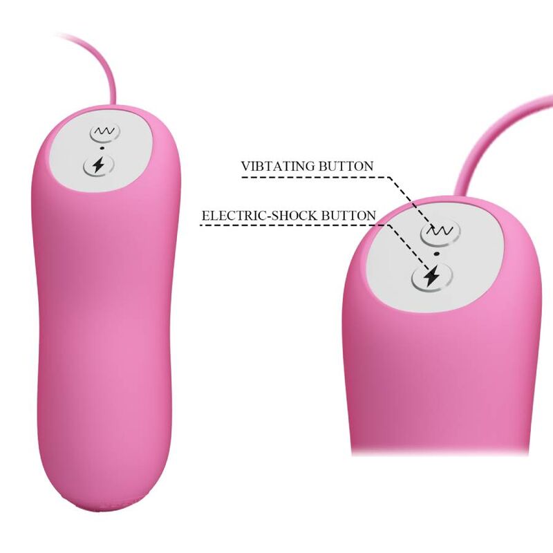 Pince à mamelons vibrante et stimulatrice électrique — PRETTY LOVE