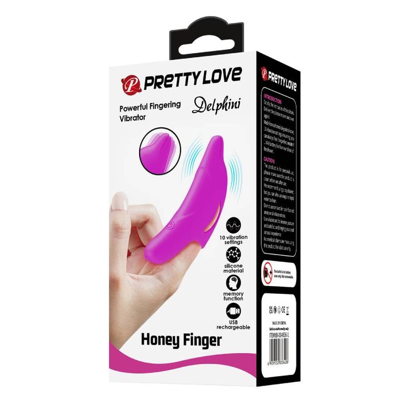 Stimulateur de doigts vibrant puissant — PRETTY LOVE