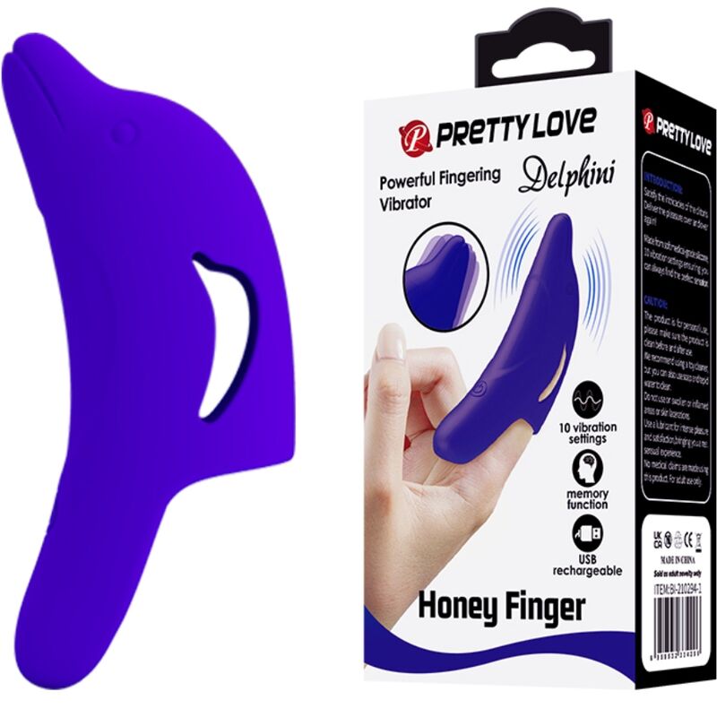 Stimulateur digital vibrant rechargeable — PRETTY LOVE